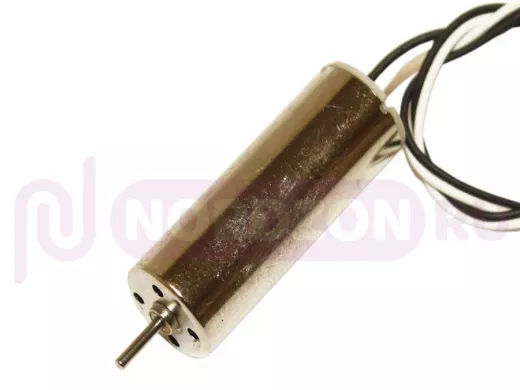 Двигатель 3,7V RC8523WB (L/Dдвиг=23/8,5mm, L/Dвала=8,5/1,0mm, 47500об/м, 0,08А, выв.ч/б.) для авиамо