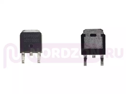 Транзистор 60R900P (MMD60R900P) (TO252) импортный  (MOS-FET/IGBT) полевой, подходит для замены 60R60
