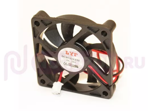 Вентилятор  +24В;   60х60х10мм;  0,17А  (72-5060)