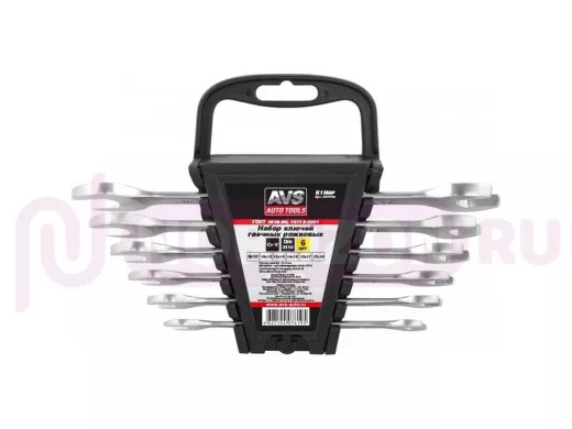 Набор ключей гаечных рожковых на держателе (8-19 мм) (6 предметов)