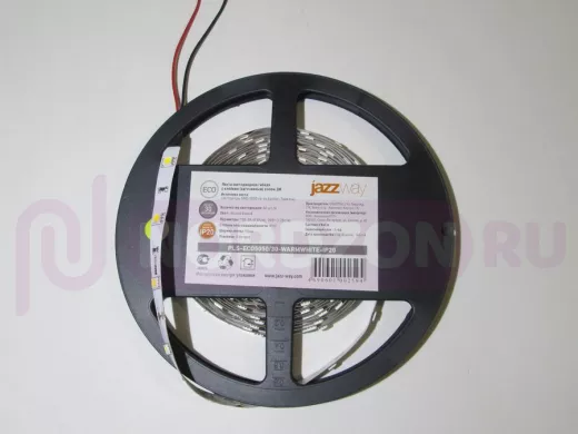 JazzWay Лента LED ECO 5050/30 Warmwhite IP20 5м 12В