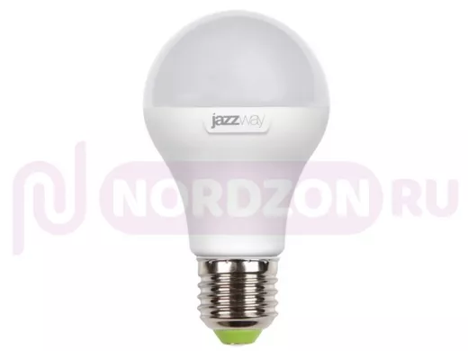 Светодиодная лампа A60 Е27  7W 4000K  JazzWay PLED-ECO  580Lm, аналог 60Вт, 230/50