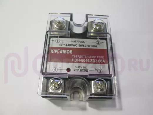 Твёрдотельное реле для КОНТ.СВАРКИ HDH-6044.ZD3 60A  40...440В;  упр. от пост. напряжения 3...32В
