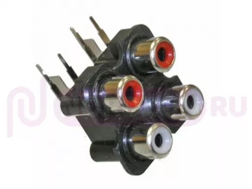 RCA-407 PCB jack RCA RUICHI РАЗЪЕМЫ