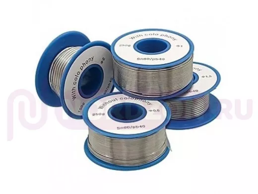 Припой (катушка) Sn60/Pb40 d1.5mm 100g