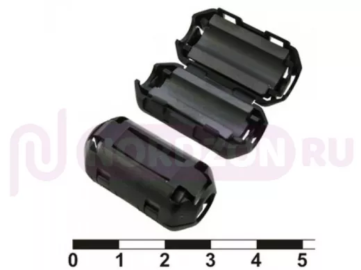 ZCAT1730-0730A-BK (black) Фильтры ферритовые на провод ФЕРРИТОВЫЕ ИЗДЕЛИЯ и МАГНИТЫ