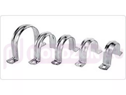 Скоба (клипса) металлическая 2-х лапковая с внутр. d 12-13 мм (100шт) TDM SQ0409-0012