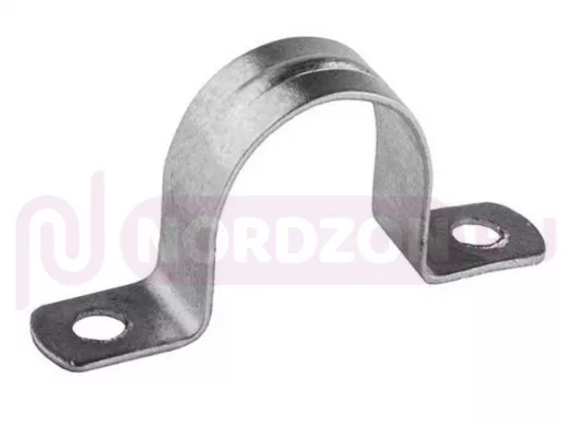 Скоба (клипса) металлическая 2-х лапковая с внутр. d 25-26 мм (100шт) TDM SQ0409-0017