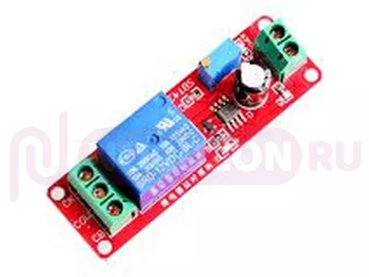 Релейный таймер (задержка вкл.) 0-10сек, DC 12V, P = 2200W