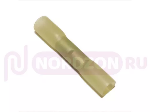 Соединит. гильза термоусадочная жёлтая, (BHT) 4-6 мм2 (d2 -3,4мм, L -36мм)  108116