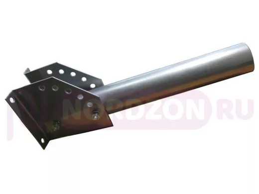 Кронштейн для прожектора "КОБРА-3 СЕРЕБРИСТЫЙ" настенный с наклоном, вылет 0,35м, диаметр 51мм