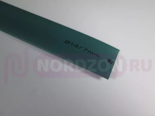 Термоусадка TDM ТУТнг 14/7 зеленая 1м SQ0518-0232