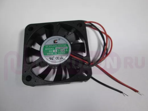 Вентилятор  +12В;   50х50х10мм;   0,09A 2 вывода, модель YM1205PFS1( MADE IN CHINA)