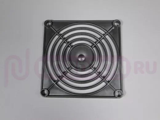 Решётка для вентилятора  80*80 пластик серебро