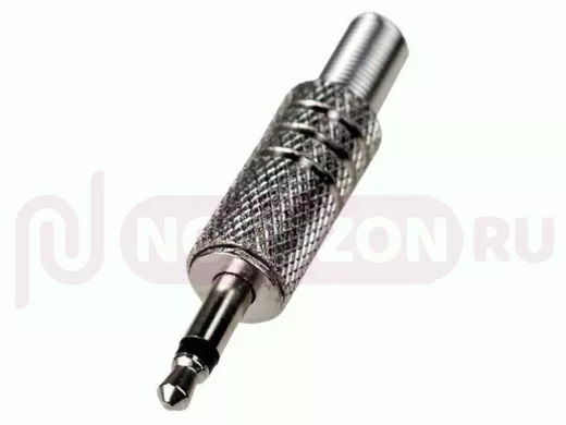 Разъем аудио 3,5мм штекер (моно металл 