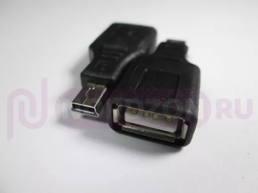 переходник USB A гнездо - mini USB B 5pin штекер(Nokia/HTC)