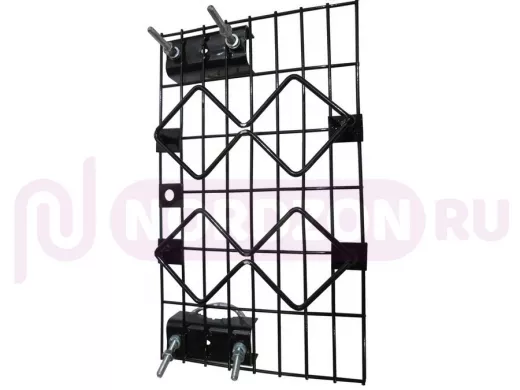 Антенна "ЗИГЗАГ-МИКРО" две восьмёрки с рефлектором чёрная (распродажа)