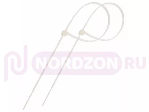 150x3,0мм кабельный хомут (стяжка нейлонoвая) nylon белая (100 шт) Proconnect 57-0150