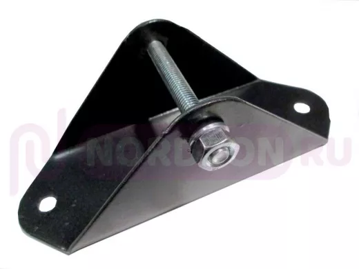 Подпятник, скоба для трубы 51мм, черный "МАУРУК-14445"  для мачт антенных усиленных "МАУРУК"