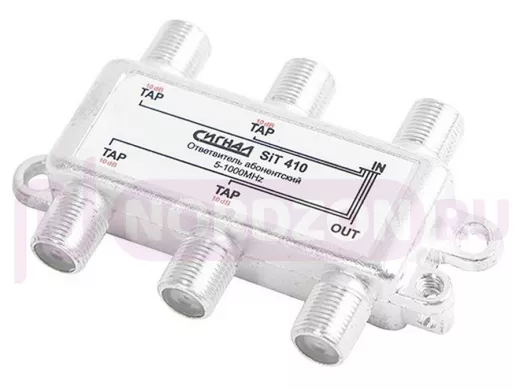 Ответвитель на 4 вых. 10db SIT-410  5-1000 MHz Сигнал