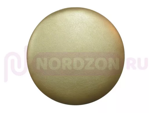 Сиденье для табурета "TABURETTO-14931" диаметр 310мм светло-жёлтый экокожа