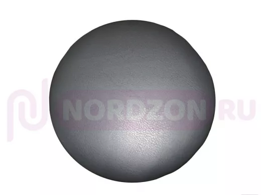 Сиденье для табурета "TABURETTO-14951" диаметр 310мм тёмно-серый, экокожа