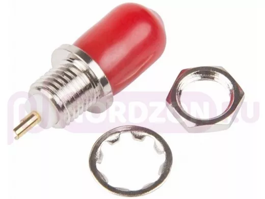 Разъем SMA гнездо  приборный с гайкой , гнездо  female