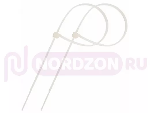 200х4,0мм кабельный хомут (стяжка нейлонoвая) nylon белая (100 шт) Proconnect