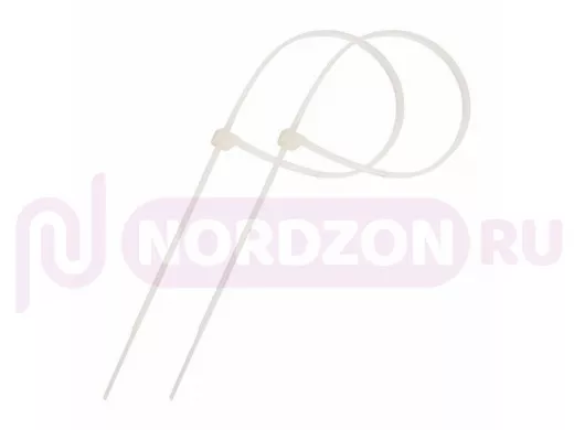 300х4мм кабельный хомут (стяжка нейлонoвая) белая (100 шт) nylon Proconnect