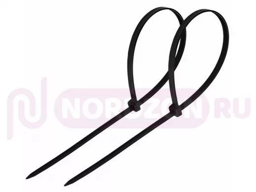 300х5мм кабельный хомут (стяжка нейлонoвая) черная (100 шт) nylon REXANT