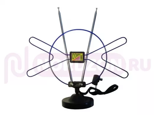 "КОМБИ-3" СИНЯЯ антенна телевизионная для цифровых приёмников DVB-T2, МВ/ДМВ