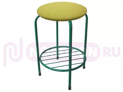 Табурет с подставкой для ног и полкой 