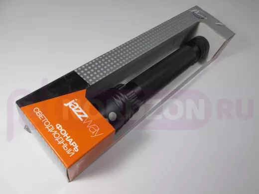 Фонарь  Jazzway Alum2-L10  (10W CREE- диод, 610лм, 210м, zoom, 4хLR14, IPX7, черный)