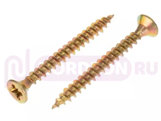 Саморезы универсальные оцинкованные  3,5х 30 жёлтые (  250шт) 