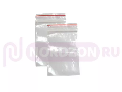 Пакет с защёлкой (замком)   50х70мм 