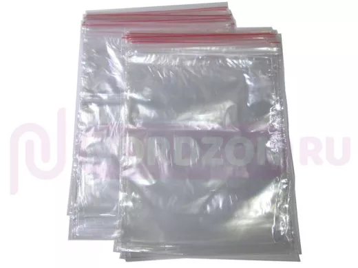 Пакет с защёлкой (замком)  180х250мм 