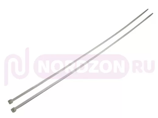 400х4,8мм кабельный хомут (стяжка нейлонoвая) nylon белая (100 шт) нейлон 6,6, OMAX