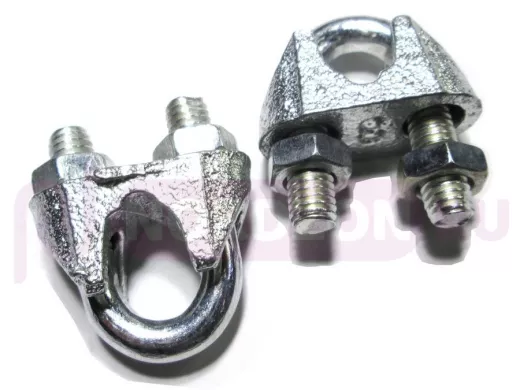 Зажим для стальных канатов DIN 741  8мм