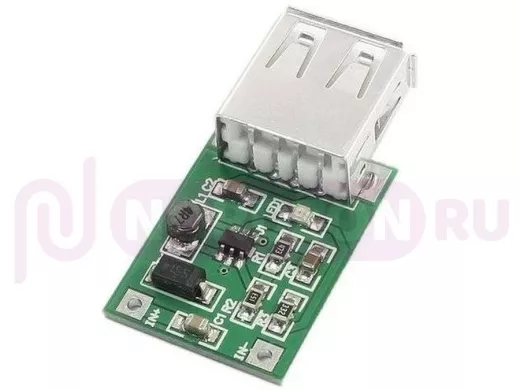 Модуль DC-DC повышающий вход 0,9-5В выход 5В USB раз.0,5А