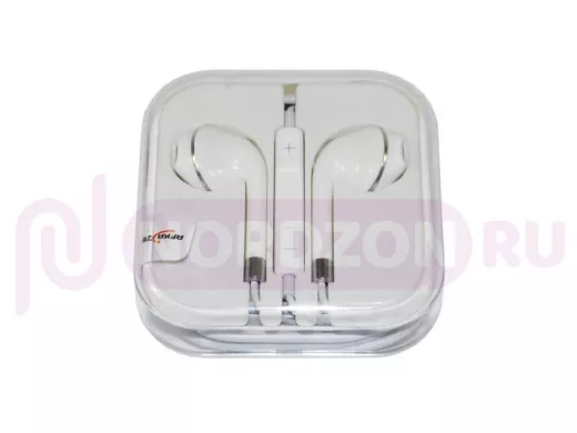 Гарнитура EP, белая, контур серебро