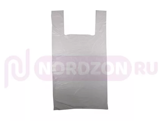 Пакет майка ПНД 30х16х60 16мкм белая  (100шт./уп) (цена за 1шт)