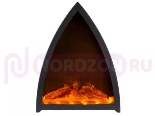 Светильник ФАZA  FL-H37USB (светильник-камин,- 3хLR14, треуг). Декоративный светильник с реалистично