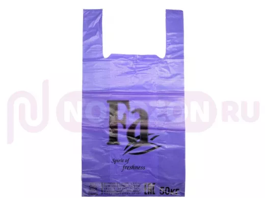 Пакет майка ПНД 30х16х57 30мкм FA фиолетовая (200шт./уп) (цена за 1шт)