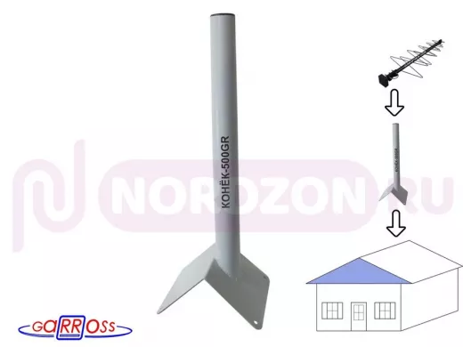 Кронштейн антенный на конёк крыши 