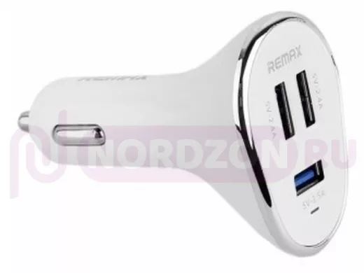 Автомобильный адаптер Remax 3USB 6.3 A (33000015)