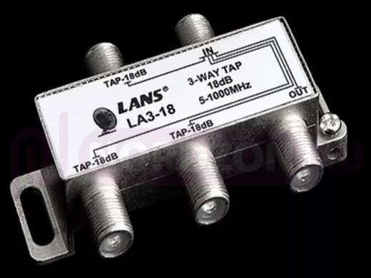 Ответвитель на 3 вых. 18db LA3-18  5-1000мГц