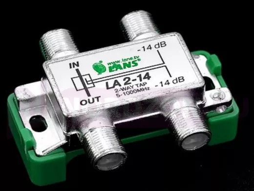 Ответвитель на 2 вых. 14db LA2-14  5-1000мГц