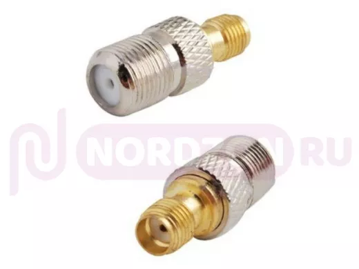 Переходник SMA (female, гнездо) - F (female, гнездо)