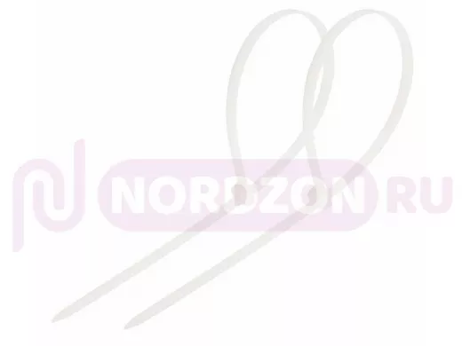 250х4мм кабельный хомут (стяжка нейлонoвая) nylon белая (100 шт) белая REXANT