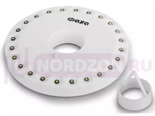 Светильник ФАZА CF1-L24 ( 24 -LED, крепление: двухсторонний скотч, кронштей для подвешивания, 4*АА)